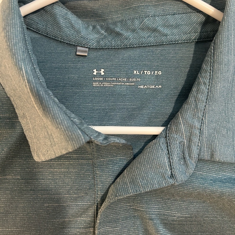 Under Armour Teal Polo Shirt